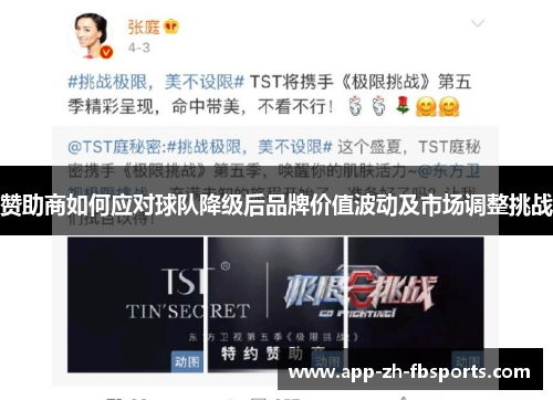 赞助商如何应对球队降级后品牌价值波动及市场调整挑战